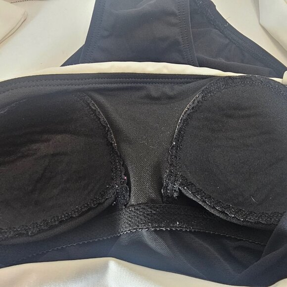 Lauren Ralph Lauren Bel Air One-Piece Swimsuit BLK/WHT SZ 6 W/TUMMY CONTROL - Picture 6 of 8